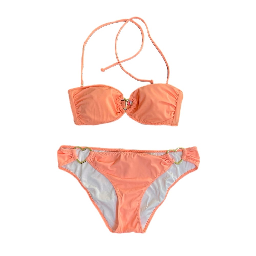 VS Victoria’s Secret Y2K Vintage Peach Bikini Heart Ring Size S Small